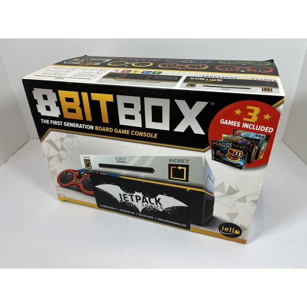 NEW 8BitBox 1st Generation Board Game Console + 3 Games